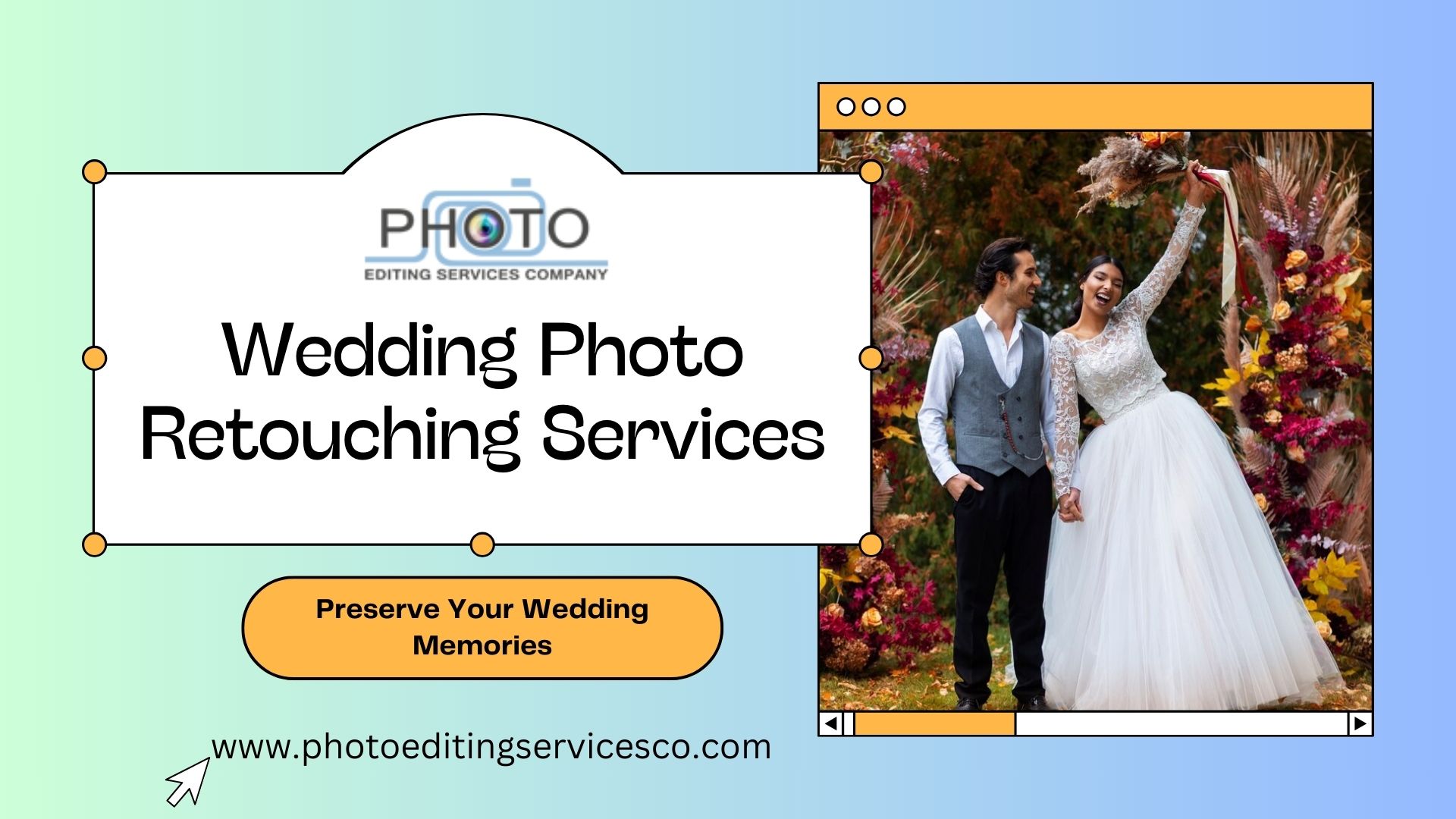 Wedding Photo Retouching Services: Preserve Your Wedding Memories