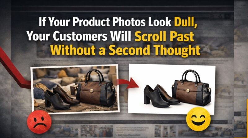 If Your Product Photos Look Dull, Your Customers Will Scroll Past Without a Second Thought