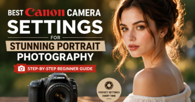 Best Canon Camera Settings for Stunning Portrait Photography – Step-by-Step Beginner Guide