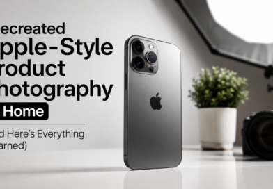 I Recreated Apple-Style Product Photography at Home (And Here’s Everything I Learned)