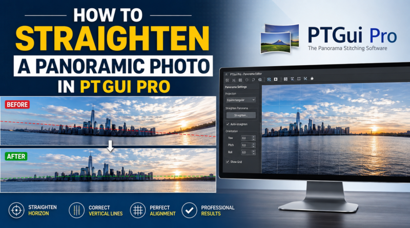 How to Straighten a Panoramic Photo in PTGui Pro