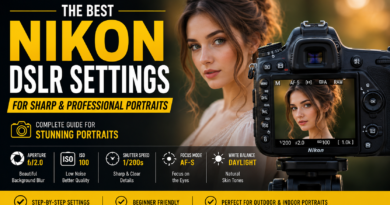 The Best Nikon DSLR Settings for Sharp and Professional Portraits