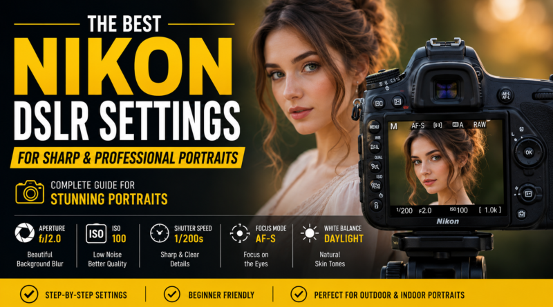 The Best Nikon DSLR Settings for Sharp and Professional Portraits