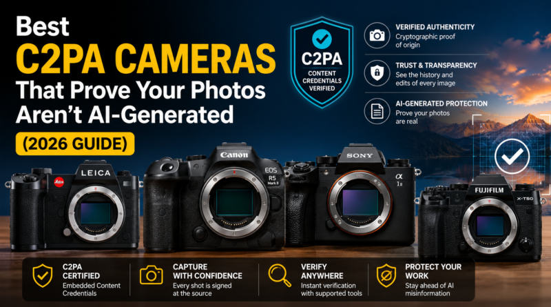 Best C2PA Cameras That Prove Your Photos Aren't AI-Generated (2026 Guide)