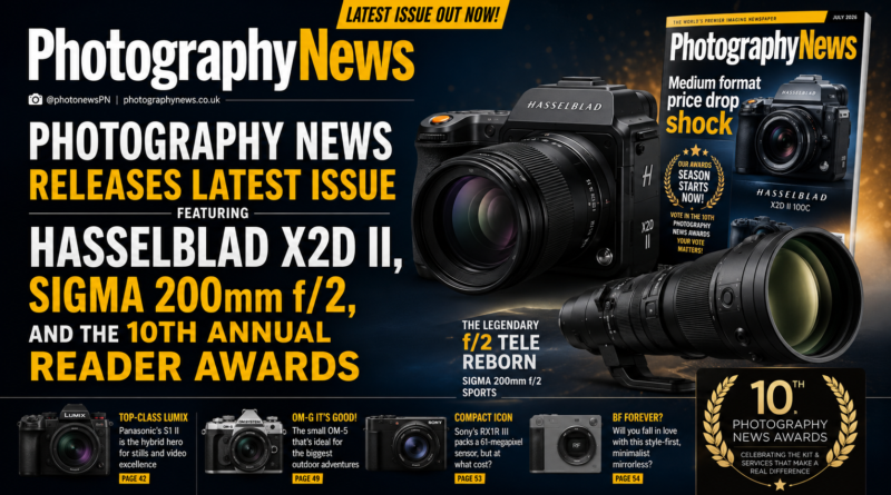 Photography News Releases Latest Issue Featuring Hasselblad X2D II, Sigma 200mm f/2, and the 10th Annual Reader Awards
