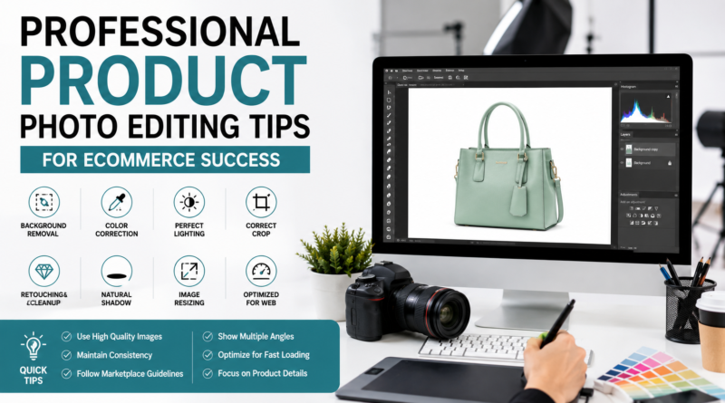 Professional Product Photo Editing Tips for eCommerce Success