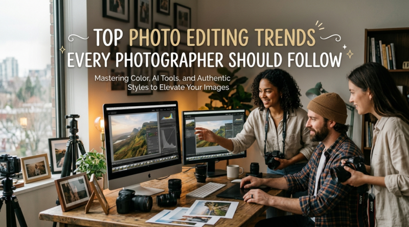 Top Photo Editing Trends Every Photographer Should Follow
