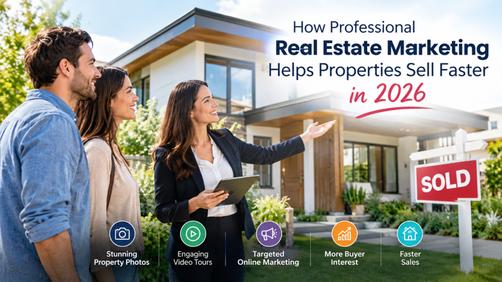 How Professional Real Estate Marketing Helps Properties Sell Faster in 2026