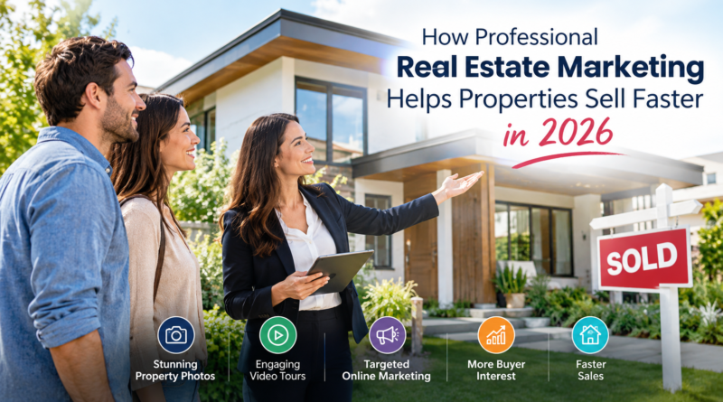 How Professional Real Estate Marketing Helps Properties Sell Faster in 2026